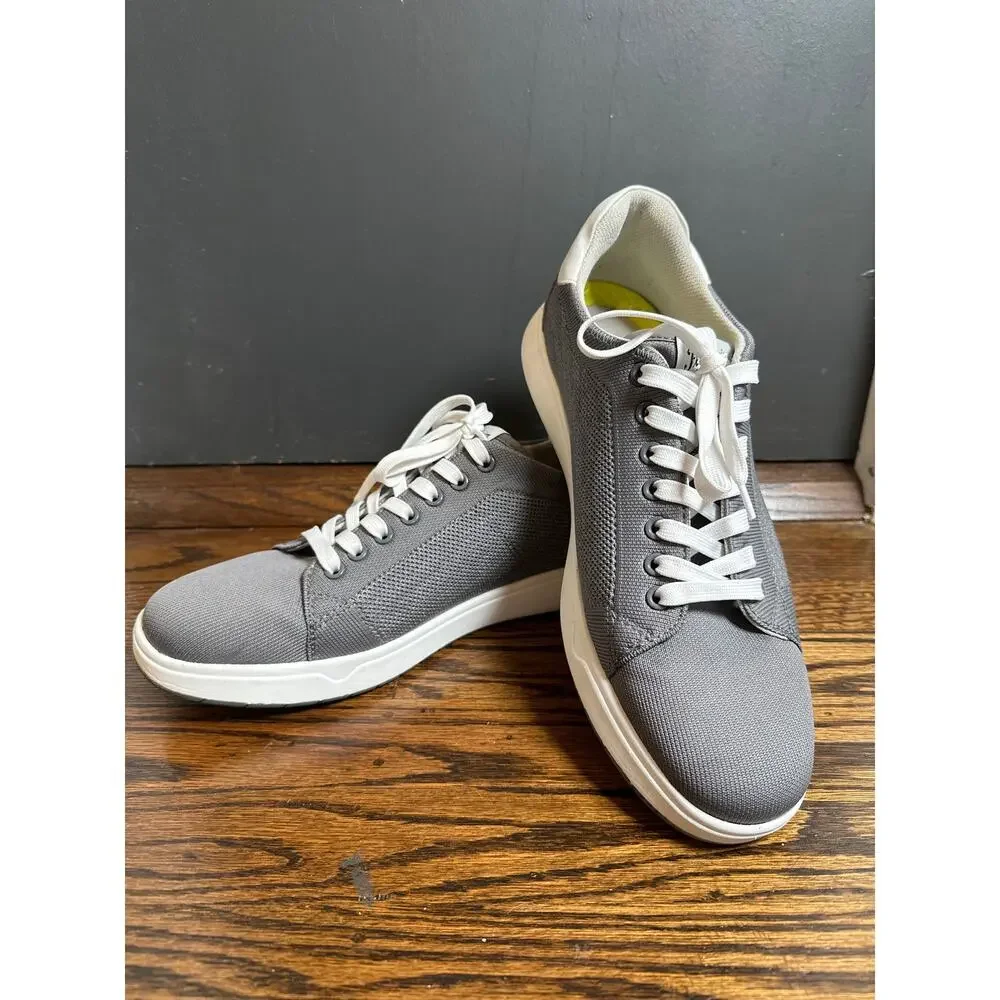 Florsheim Mens Gray Fashion Sneaker Size 10.5 Wide